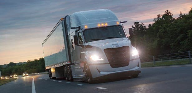 Fleet of trucks